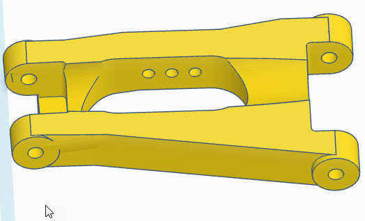 100-32-40 Rear Arm Set (4 degree toe)