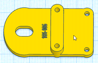 101-106 Cage Rear Mount Slot