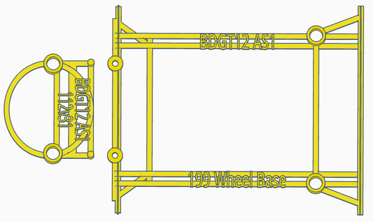 112-902 Body Template for Bitty Designs ARES-1 Body